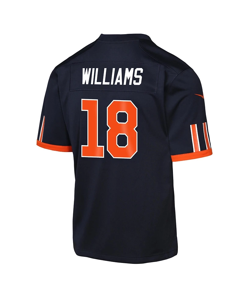 Nike Big Boys and Girls Caleb Williams Navy Chicago Bears 2026 Rivalries Collection Game Jersey