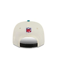 New Era Men's Cream/Black Jacksonville Jaguars 2026 Rivalries Collection Sideline 9SEVENTY Adjustable Hat