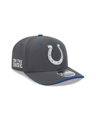 New Era Men's Charcoal Indianapolis Colts 2026 Rivalries Collection Sideline 9SEVENTY Adjustable Hat