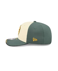 New Era Men's Cream/Green Bay Packers 2026 Rivalries Collection Sideline 9SEVENTY Adjustable Hat