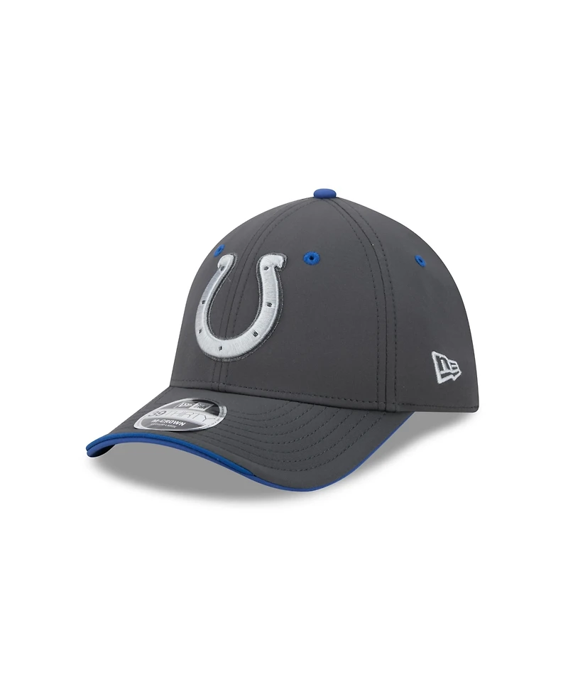 New Era Men's Charcoal Indianapolis Colts 2026 Rivalries Collection 39THIRTY Flex Hat