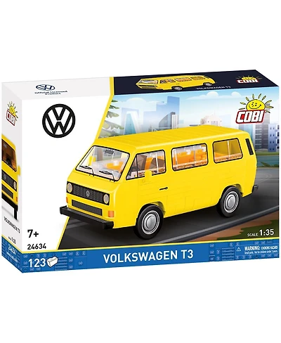 Cobi Volkswagen Transporter Iii (T3) 1979 123-Piece Building Set, Ages 7+