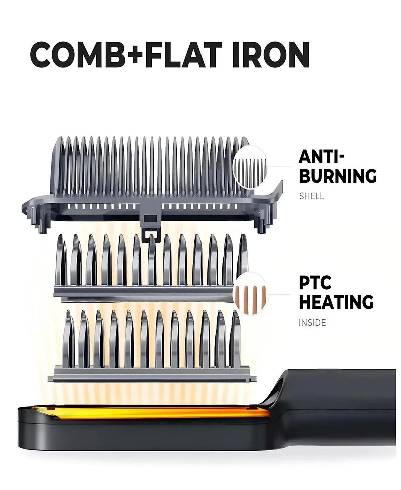 Tymo Beauty Ring Hair Straightening Comb