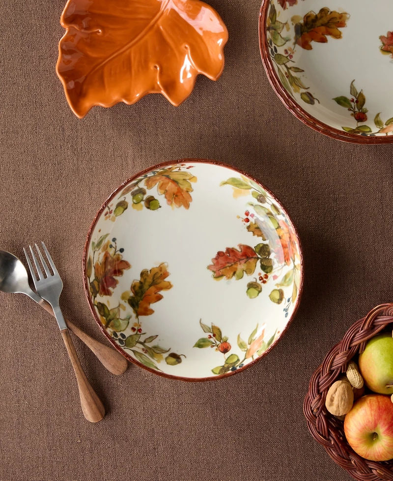 Certified International Autumn Meadows Soup Bowls, Set of 4