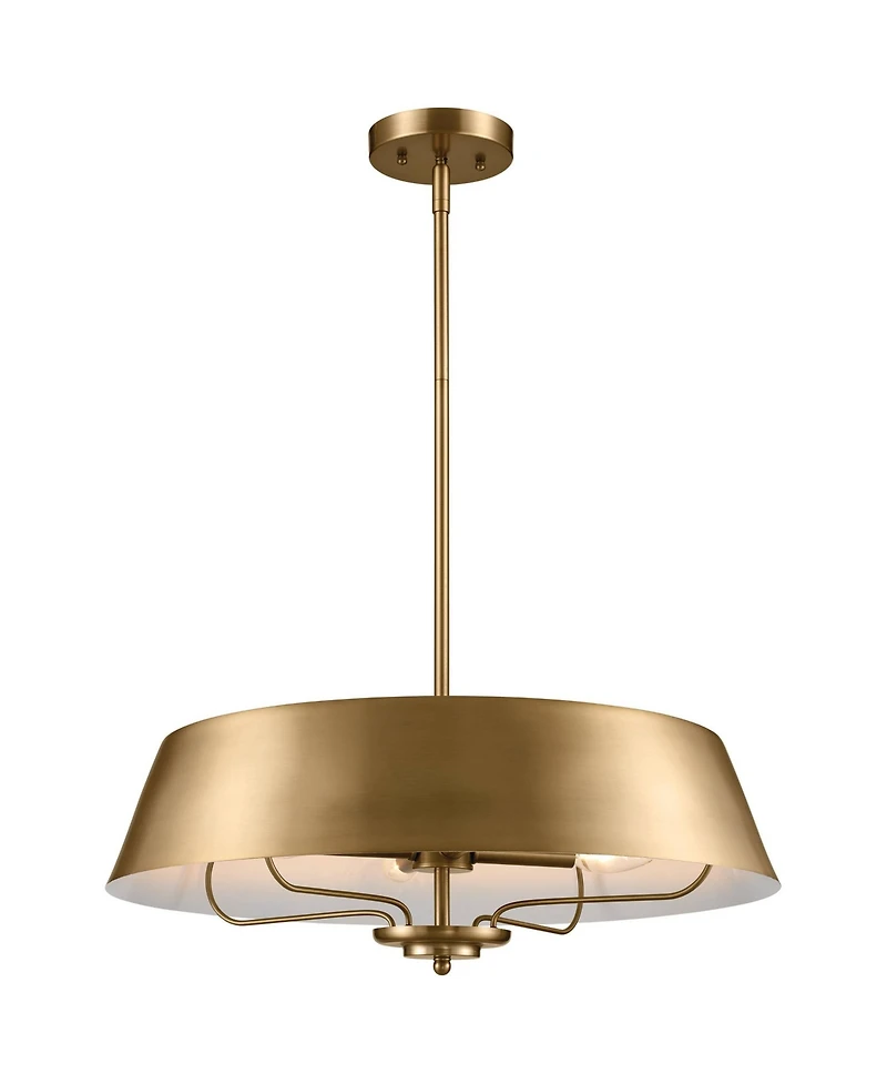 Kichler Luella 22" Wide Brushed Natural Brass Modern Pendant