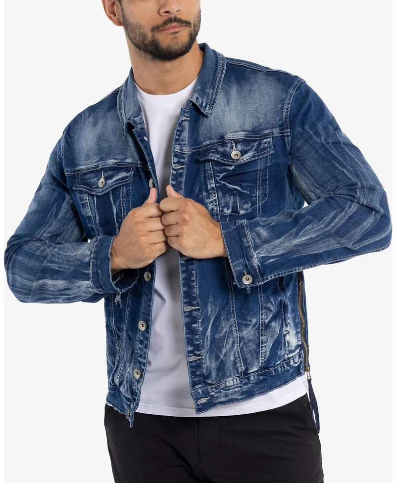 Men's Washed Denim Jacket