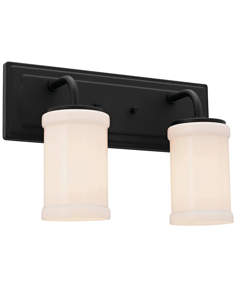 Kichler Vetivene 10 1/4" High Textured 2-Light Wall Sconce