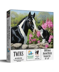 SunsOut Twins 500-Piece Interlocking Jigsaw Puzzle, Ages 15+
