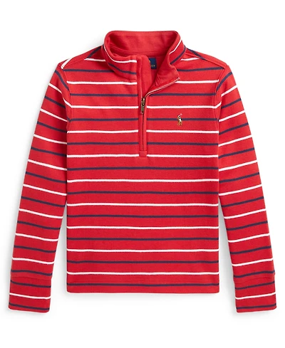 Polo Ralph Lauren Boys' 8-20 Interlock Quarter-Zip Shirt