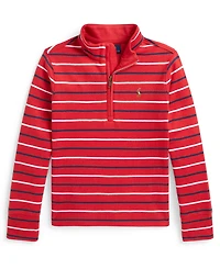 Polo Ralph Lauren Boys' 8-20 Interlock Quarter-Zip Shirt