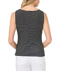 Sam & Jess Women's Asymmetrical Ruched Cowl Neck Knit Top