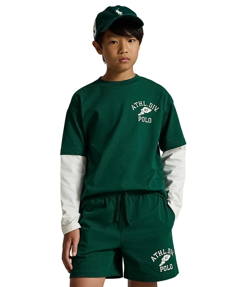 Polo Ralph Lauren Boys' 8-20 Big Fit Cotton Layered Effect T-Shirt