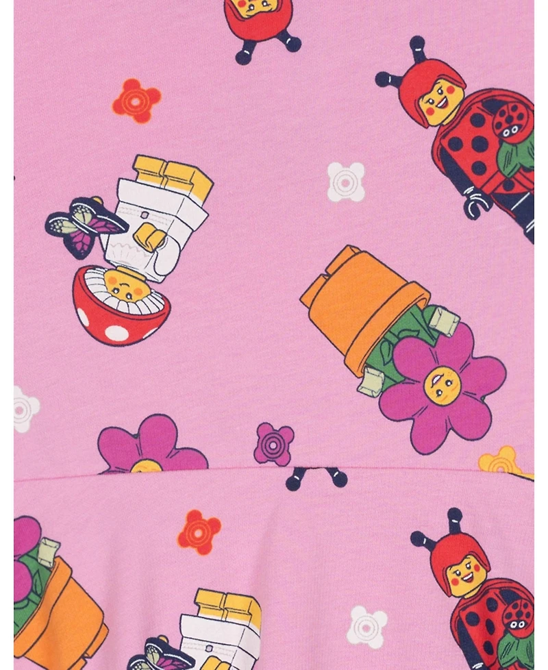 Lego Toddler Girls' 2T-5T Floral-Print Fit & Flare Dress