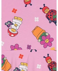Lego Toddler Girls' 2T-5T Floral-Print Fit & Flare Dress