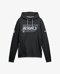 Nike Men's Black Cincinnati Bengals 2026 Nfl Cruical Catch Sideline Dri-Fit Pullover Hoodie