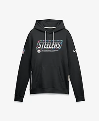 Nike Men's Black Pittsburgh Steelers 2026 Nfl Cruical Catch Sideline Dri-Fit Pullover Hoodie