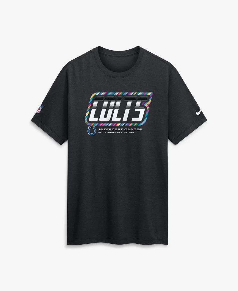 Nike Men's Black Indianapolis Colts 2026 Nfl Cruical Catch Sideline Dri-Fit T-Shirt
