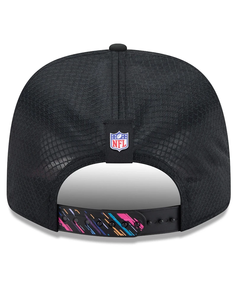 New Era Men's Black Los Angeles Chargers 2026 Nfl Cruical Catch 9SEVENTY Adjustable Trucker Hat