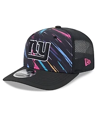 New Era Men's Black New York Giants 2026 Nfl Cruical Catch 9SEVENTY Adjustable Trucker Hat