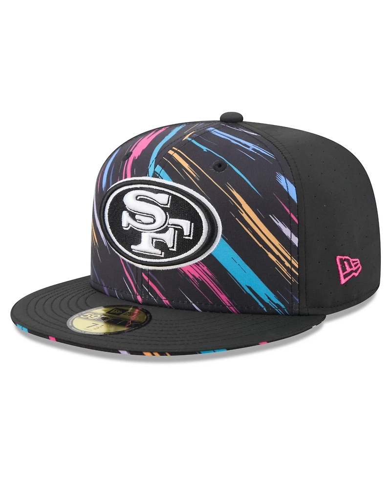 New Era Men's Black San Francisco 49ers 2026 Nfl Cruical Catch 59FIFTY Fitted Hat