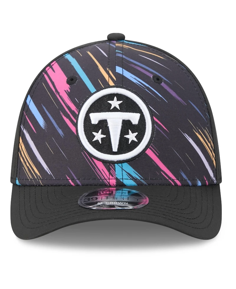 New Era Men's Black Tennessee Titans 2026 Nfl Cruical Catch 39THIRTY M-Crown Stretch Hat