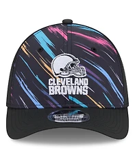 New Era Men's Black Cleveland Browns 2026 Nfl Cruical Catch 39THIRTY M-Crown Stretch Hat