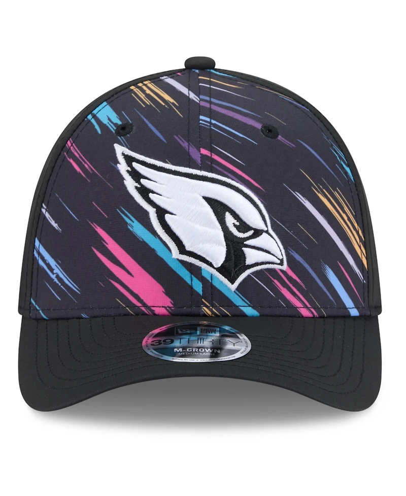 New Era Men's Black Arizona Cardinals 2026 Nfl Cruical Catch 39THIRTY M-Crown Stretch Hat