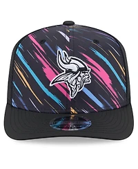 New Era Men's Black Minnesota Vikings 2026 Nfl Cruical Catch 9SEVENTY Adjustable Trucker Hat