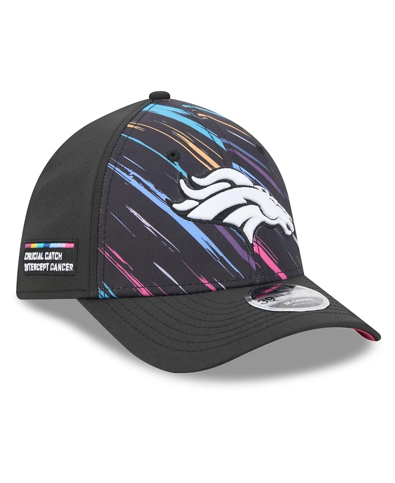 New Era Men's Black Denver Broncos 2026 Nfl Cruical Catch 39THIRTY M-Crown Stretch Hat