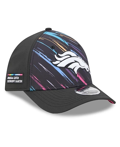 New Era Men's Black Denver Broncos 2026 Nfl Cruical Catch 39THIRTY M-Crown Stretch Hat