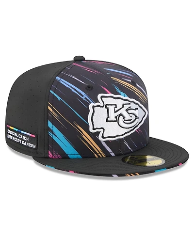 New Era Men's Black Kansas City Chiefs 2026 Nfl Cruical Catch 59FIFTY Fitted Hat