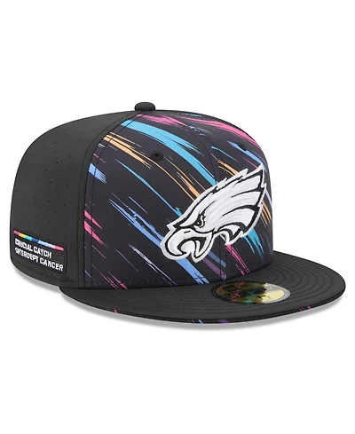 New Era Men's Black Philadelphia Eagles 2026 Nfl Cruical Catch 59FIFTY Fitted Hat