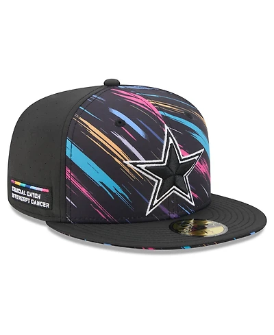 New Era Men's Black Dallas Cowboys 2026 Nfl Cruical Catch 59FIFTY Fitted Hat