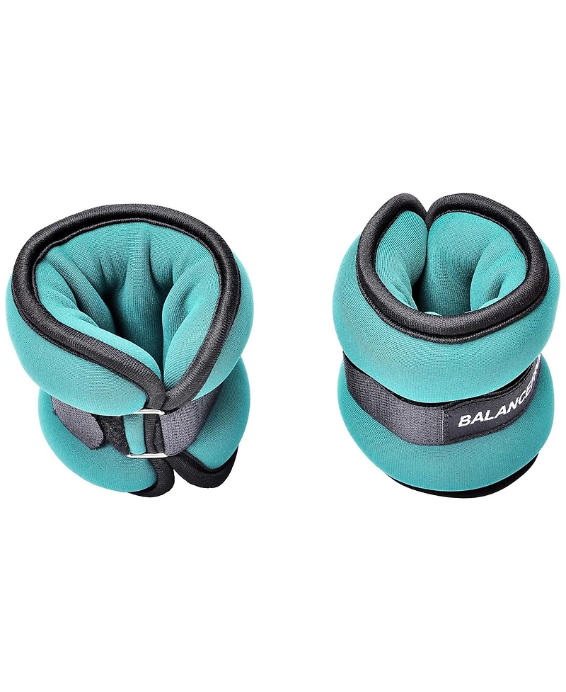BalanceFrom Fitness Fully Adjustable Ankle, Wrist, Arm or Leg Weights, 3-lb Pair