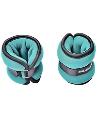 BalanceFrom Fitness Fully Adjustable Ankle, Wrist, Arm or Leg Weights, 3-lb Pair