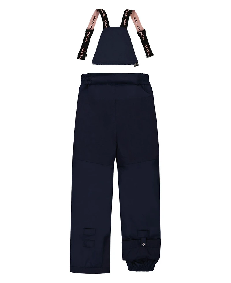 Deux par Toddler Girls' 2T-5T Play Technical Watercolor Flower Print Jacket and Snow Pants, 2-Piece Set