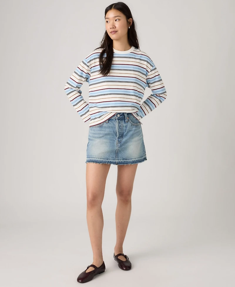Levi's Women's Icon High-Waisted Mini Denim Skirt