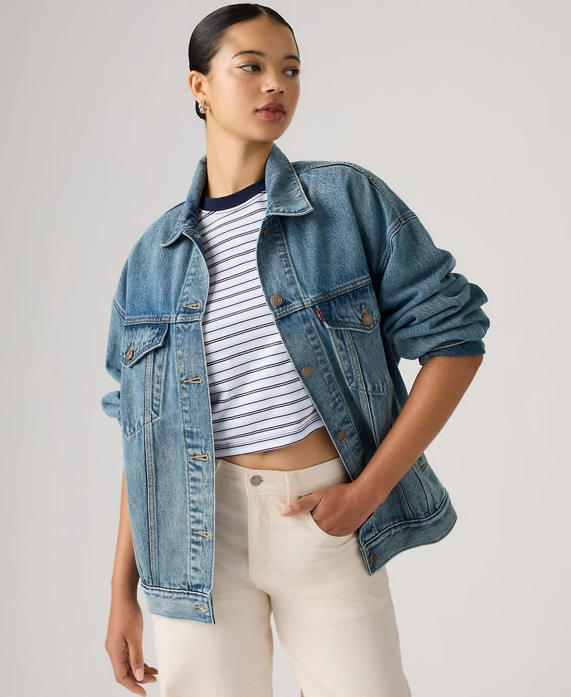 Levi's Women's Trucker Denim Oversized-Fit Jacket