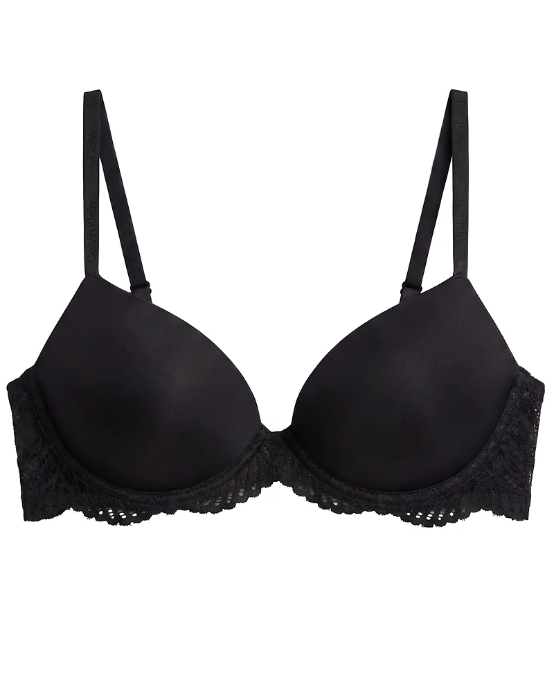 Calvin Klein Underwire Perfectly Fit Lace Lift Demi Bra, QF9082