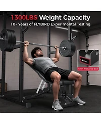 Fed Fitness Sportsroyals Weight Bench, 1300LBS Commercial Adjustable Weight Bench