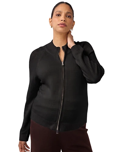 Ingrid + Isabel Women's Funnel Neck Raglan Knit Cardigan