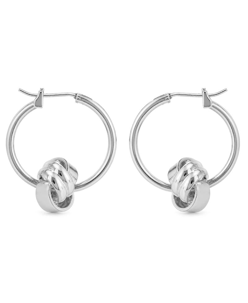 And Now This Classic Knot Small Hoop Earrings