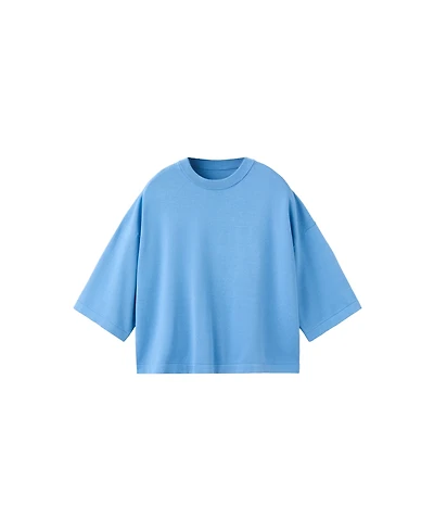 Mango Women's Oversized Short-Sleeved Sweater