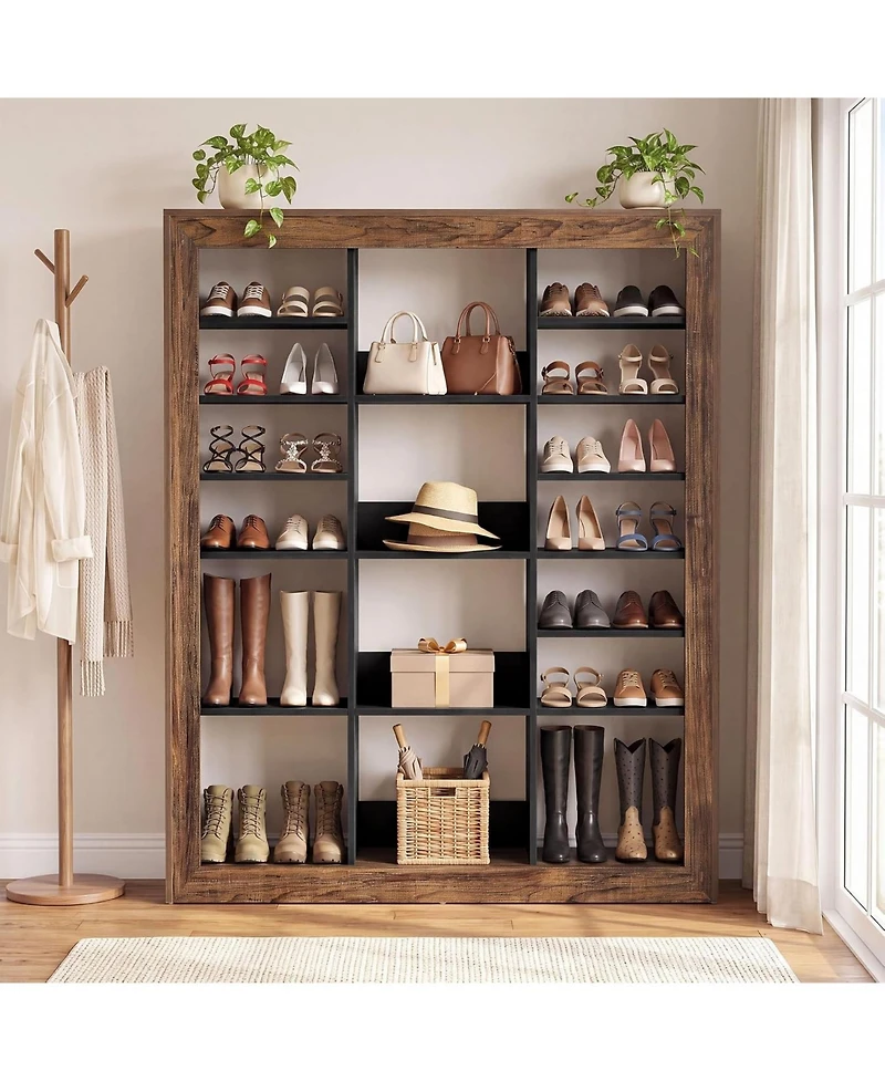 Tribesigns Shoe Cabinet,Modern Shoes Rack Organizer