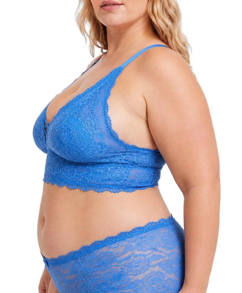 Torrid Plus Lace Wireless Halter Xo Bralette