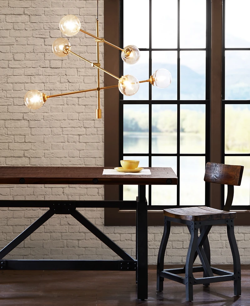 Ink+Ivy Cyrus Metal & Glass Chandelier