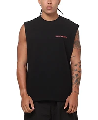 Saint Morta Men's Exodus Oversized Sleeveless Graphic T-Shirt