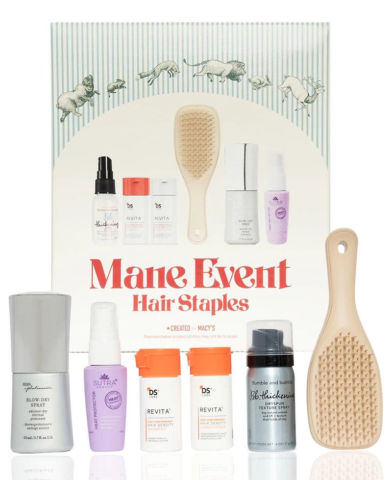 Created For Macy's 6-Piece Mane Event Hair Staples Set
