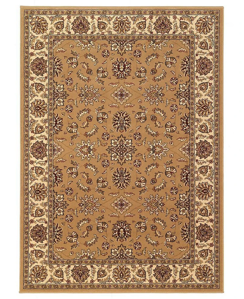 Closeout! Km Home 1592/1070/Beige Pesaro Beige 3'3" x 4'11" Area Rug