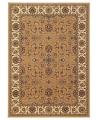 Closeout! Km Home 1592/1070/Beige Pesaro Beige 3'3" x 4'11" Area Rug